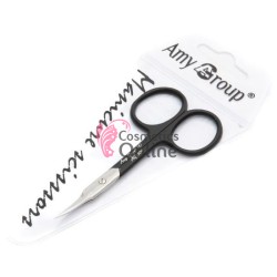 Forfecuta Amy Group pentru cuticule AMG10EE Negra cu varf curb